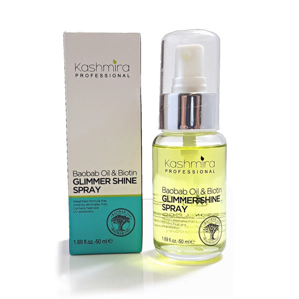 Glimmer Shine Spray w/Baobab Oil & Biotin 50ml | Hair Care
