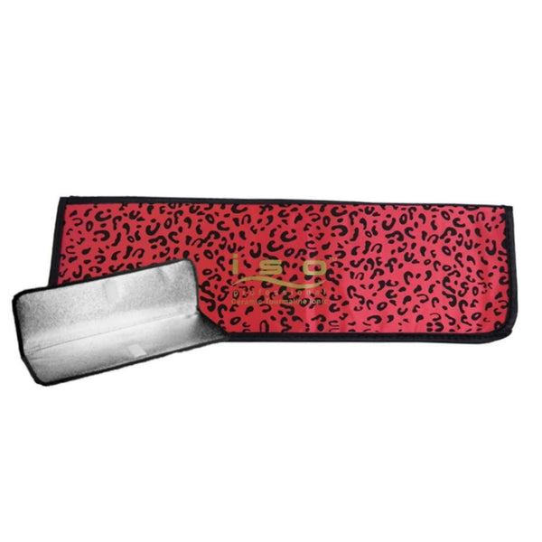 Red Leopard Heat Protective Mat | Accessory