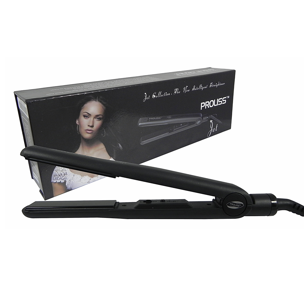 Jet black top hair straightener