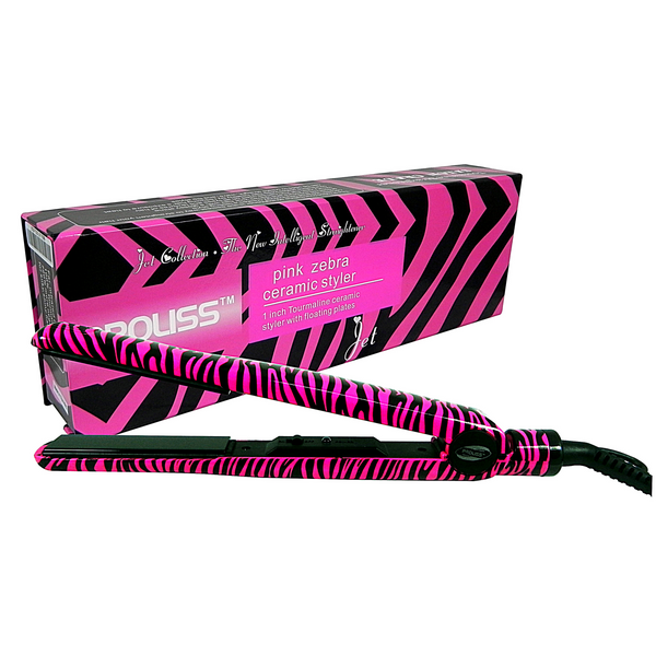 Pink Zebra 1" JET Pro | Flat Iron