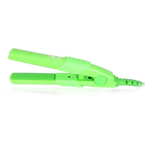 Green 0.5" Mini Silk w/Grip | Flat Iron